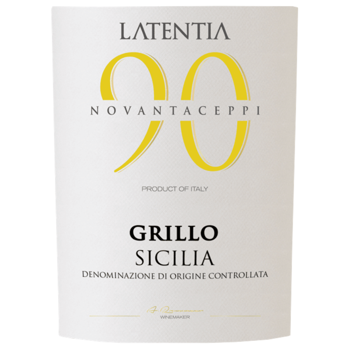 90 Ceppi Grillo Sicilia DOC 1