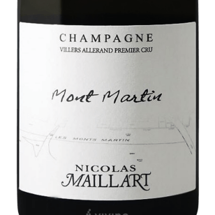 Champagne Nicolas Maillart Mont Martin Pinot Meunier Premier Cru 0.75L 2019 1