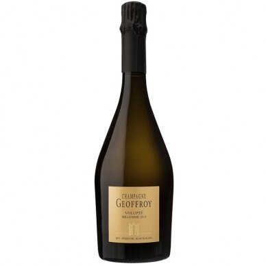 Champagne Geoffroy Volupte Blanc de Blancs Premier Cru Brut 2012 0,75L su dėžute