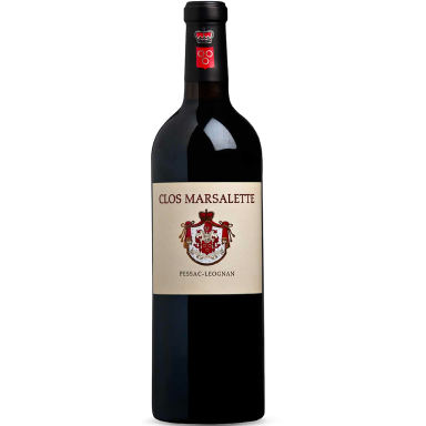 Clos Marsalette Rouge Pessac-Leognan Rouge AOC 2018 0,75