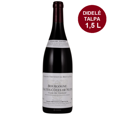 Domaine Thevenot Le Brun Clos du Vignon Hautes Cotes de Nuits AOC 2020 1,5L MAGNUM