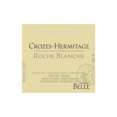Domaine Belle Roches Blanches Crozes Hermitage Blanc A.O.C. 2018 6