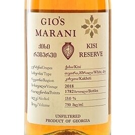 Gio's Marani Kisi Reserve Qvevri Kakheti 0,75L 2020 1