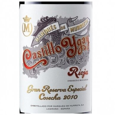Marques de Murrieta Castillo Ygay Rioja Gran Reserva Especial DOCa 2010 0.75L 1